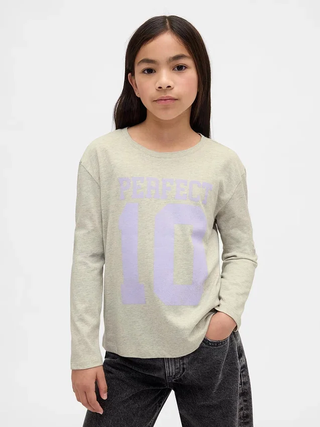 T-shirt graphique ample pour enfants