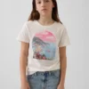 T-shirt graphique ample pour enfants