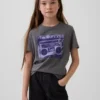 T-shirt graphique ample pour enfants