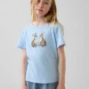 T-shirt graphique ample pour enfants