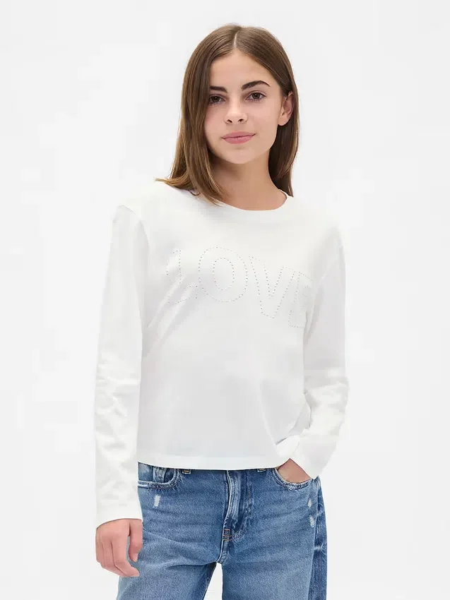 T-shirt graphique ample pour enfants