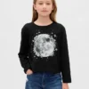 T-shirt graphique ample pour enfants