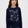 T-shirt graphique ample pour enfants