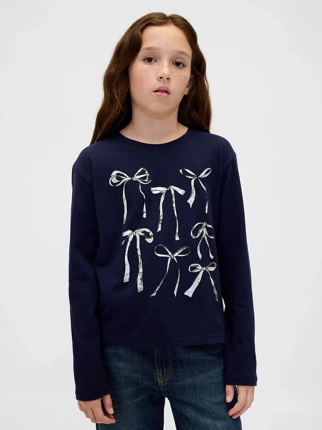 T-shirt graphique ample pour enfants