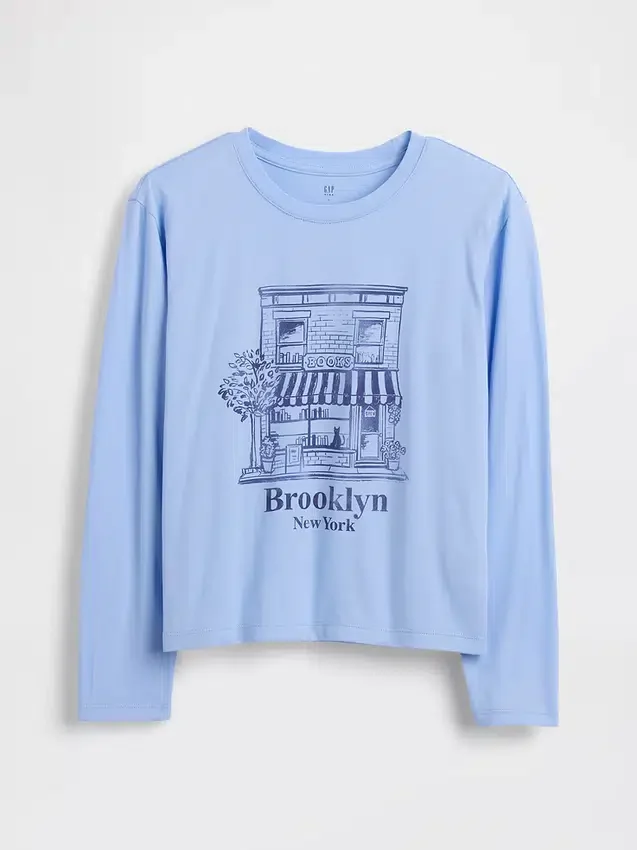 T-shirt graphique ample pour enfants