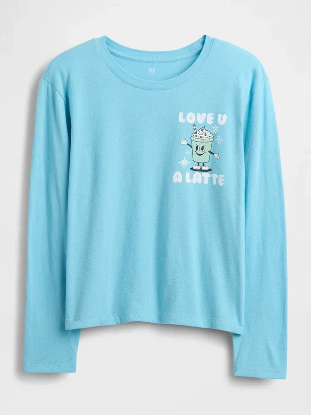 T-shirt graphique ample pour enfants