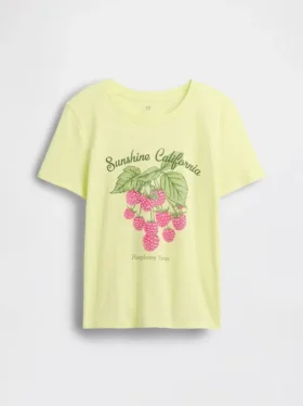 T-shirt graphique ample pour enfants
