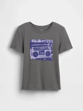T-shirt graphique ample pour enfants