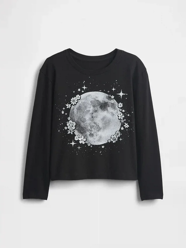 T-shirt graphique ample pour enfants