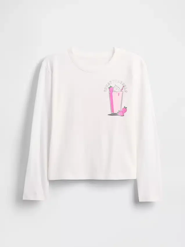 T-shirt graphique ample pour enfants