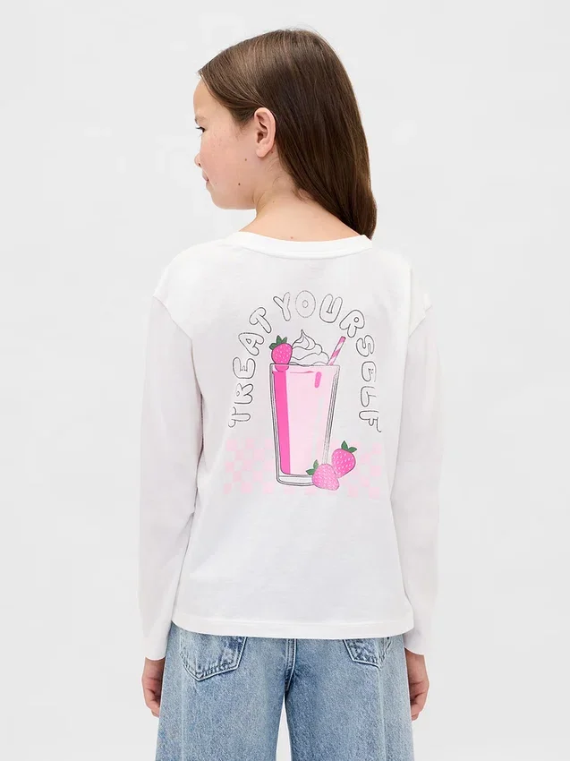 T-shirt graphique ample pour enfants
