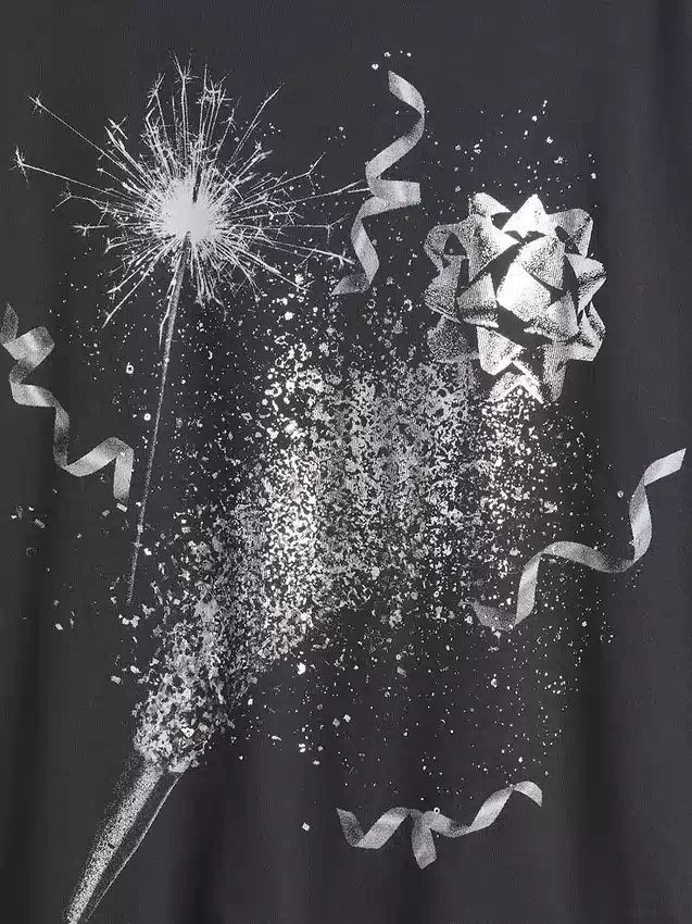 T-shirt graphique ample pour enfants