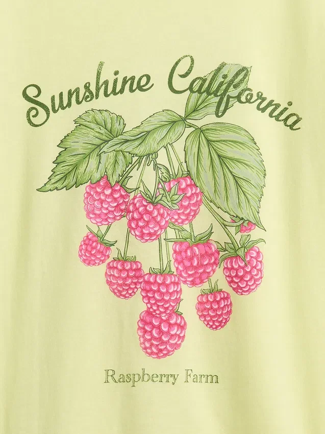 T-shirt graphique ample pour enfants