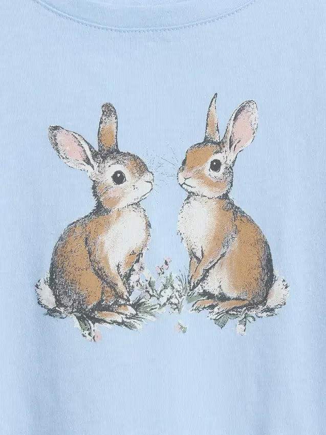 T-shirt graphique ample pour enfants