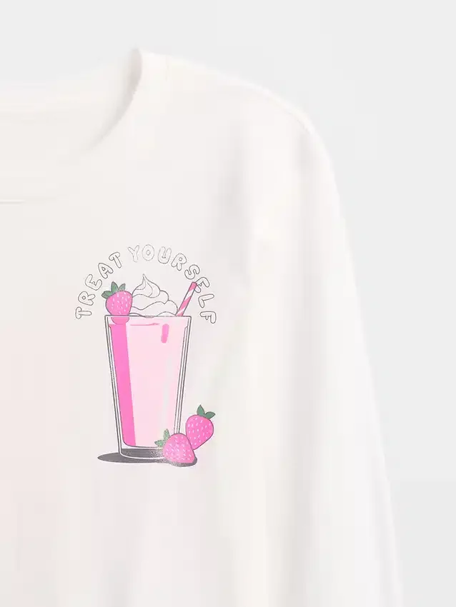 T-shirt graphique ample pour enfants