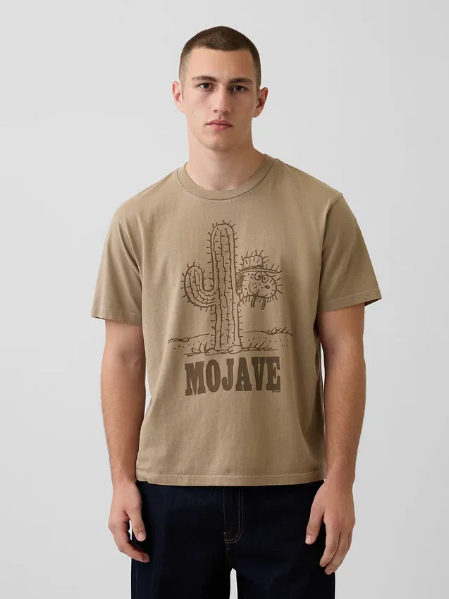 T-shirt graphique ample Snoopy Mojave