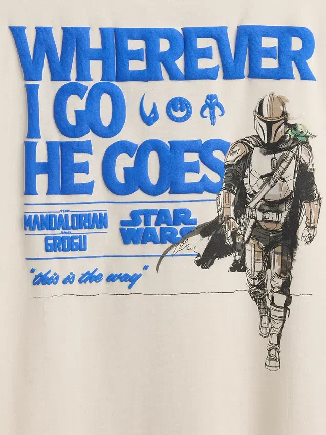 T-shirt graphique ample Star Wars pour enfants