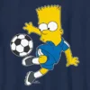 T-shirt graphique « Bart Simpson au foot » pour enfants