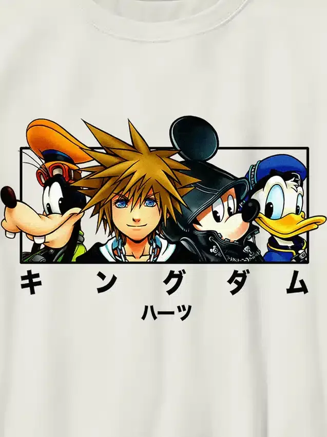 T-shirt graphique « Box up » Kingdom Hearts pour enfants