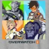 T-shirt graphique « Box Up » Overwatch pour enfants