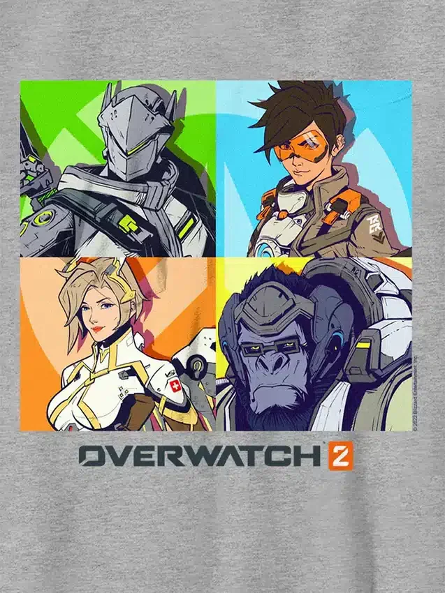 T-shirt graphique « Box Up » Overwatch pour enfants