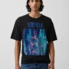 T-shirt graphique court épais Nirvana