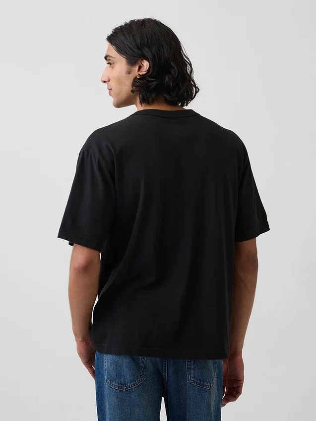 T-shirt graphique court épais Nirvana