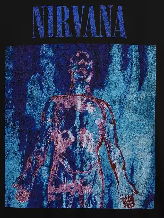 T-shirt graphique court épais Nirvana