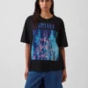 T-shirt graphique court épais Nirvana