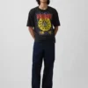 T-shirt graphique court Soundgarden en jersey épais