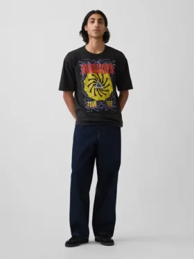 T-shirt graphique court Soundgarden en jersey épais