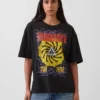 T-shirt graphique court Soundgarden en jersey épais