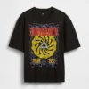 T-shirt graphique court Soundgarden en jersey épais