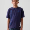 T-shirt graphique décontracté Super Mario pour enfants