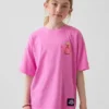 T-shirt graphique décontracté Super Mario pour enfants