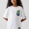 T-shirt graphique décontracté Super Mario pour enfants