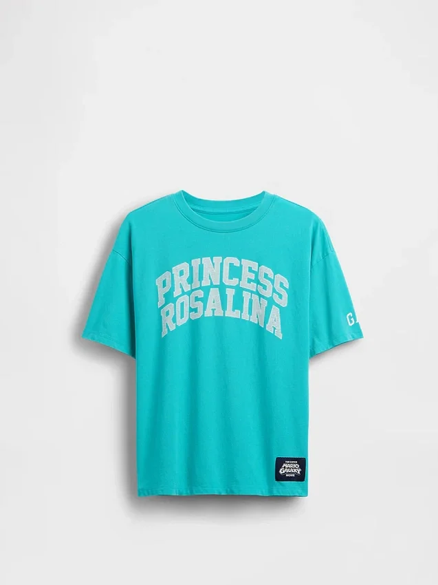 T-shirt graphique décontracté Super Mario pour enfants