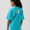 T-shirt graphique décontracté Super Mario pour enfants