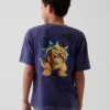 T-shirt graphique décontracté Super Mario pour enfants
