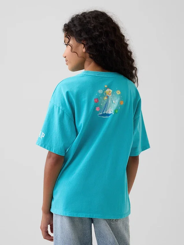 T-shirt graphique décontracté Super Mario pour enfants