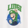 T-shirt graphique décontracté Super Mario pour enfants