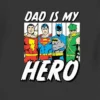 T-shirt graphique « Justice League Hero Dad » de DC Comics pour tout-petits