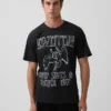 T-shirt graphique Led Zeppelin à la coupe ample