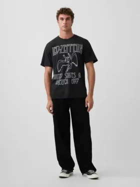 T-shirt graphique Led Zeppelin à la coupe ample