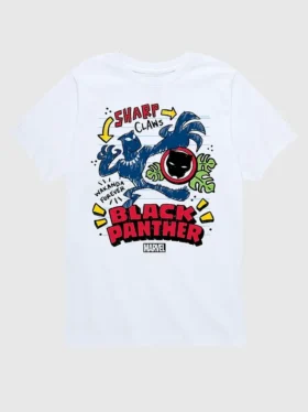 T-shirt graphique à manches courtes « Marvel Black Panther Doodle » pour tout-petits