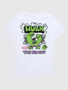 T-shirt graphique à manches courtes « Marvel : L’Incroyable Hulk » (style doodle) pour tout-petits