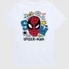 T-shirt graphique à manches courtes « Marvel Scribbled Spider-Man » pour tout-petits