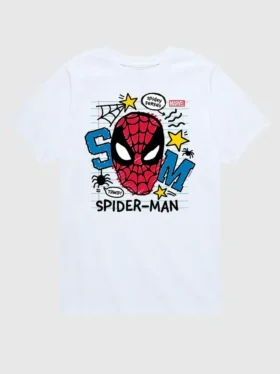 T-shirt graphique à manches courtes « Marvel Scribbled Spider-Man » pour tout-petits