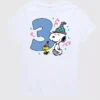 T-shirt graphique à manches courtes Peanuts pour tout-petits, 3e anniversaire