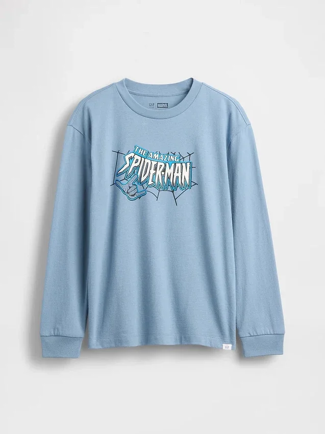 T-shirt graphique Marvel pour enfants, coupe ample